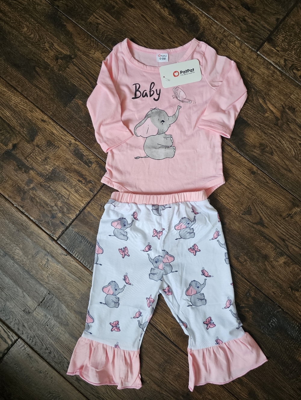 PATPAT 6-9 Month Baby Girl Pajamas Nwt